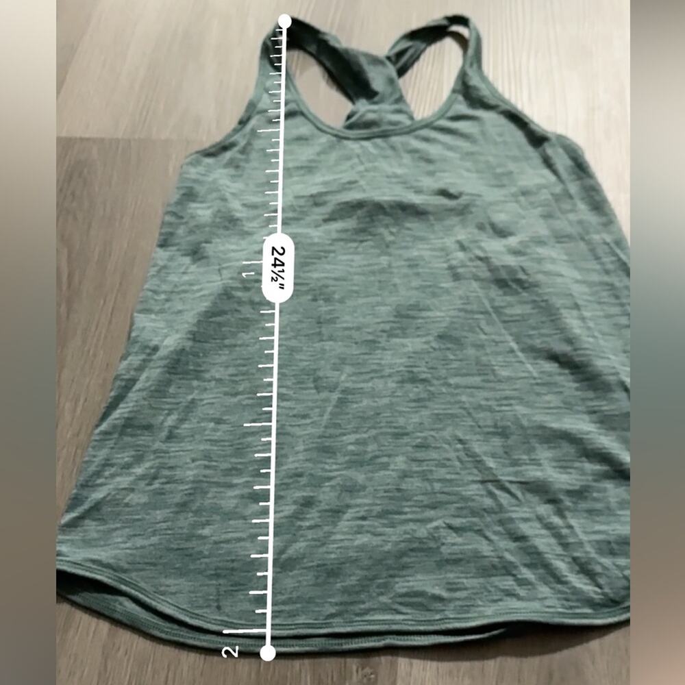 Lululemon Essential Tank in Heathered Deep Green Size S - Picture 9 of 9